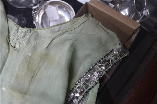 A 1920s silk and sequin dress